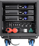 SR20TGX Amplifier system rack, 3x TGX20