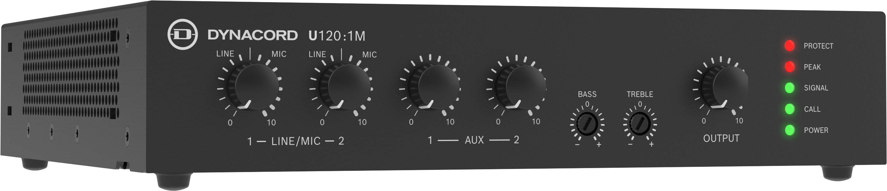 U120:1M Mixer amplifier 120W, 1 channel