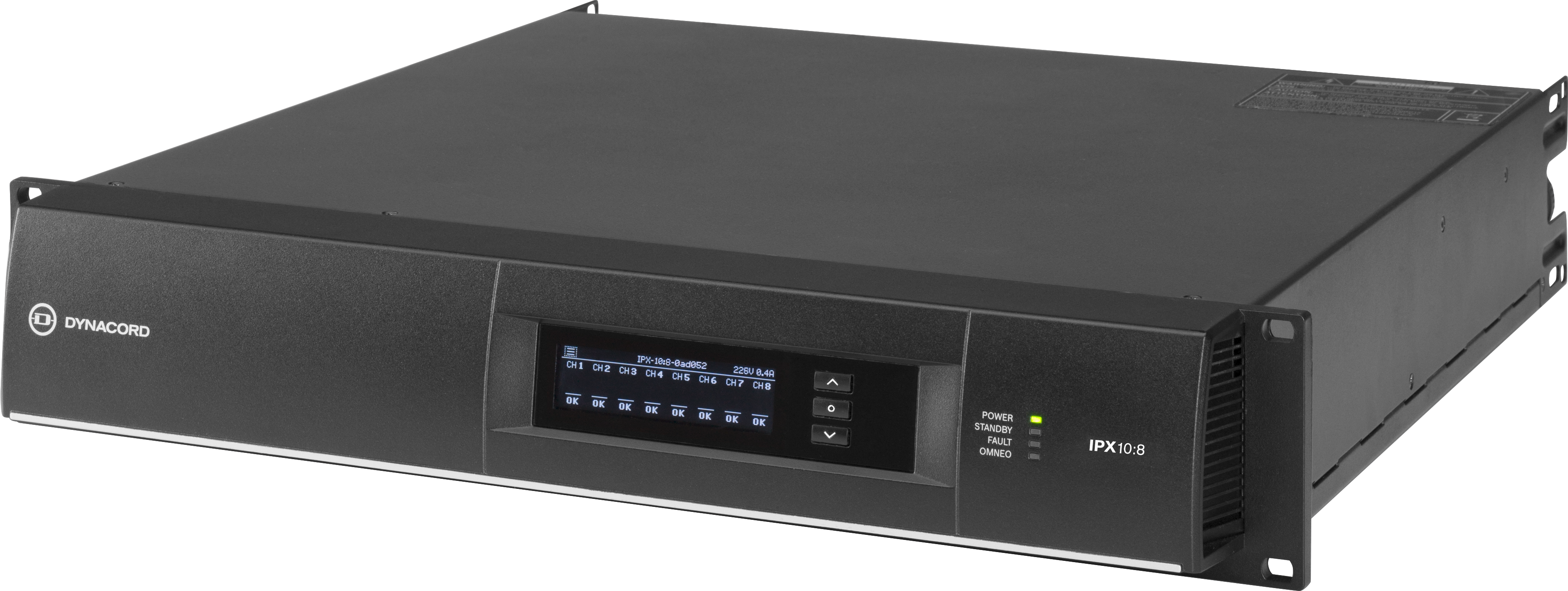 IPX10:8 DSP power amplifier, install