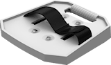 EVERSE8-TRAY-W Tray for EVERSE 8, 12V DC cable white