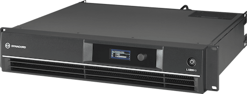 L1800FD DSP power amplifier, live