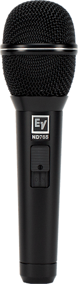 ND76S Dynamic cardioid vocal microphone on/off