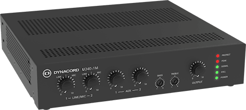 U240:1M Mixer amplifier 240W, 1 channel
