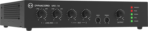 U60:1M Mixer amplifier 60W, 1 channel