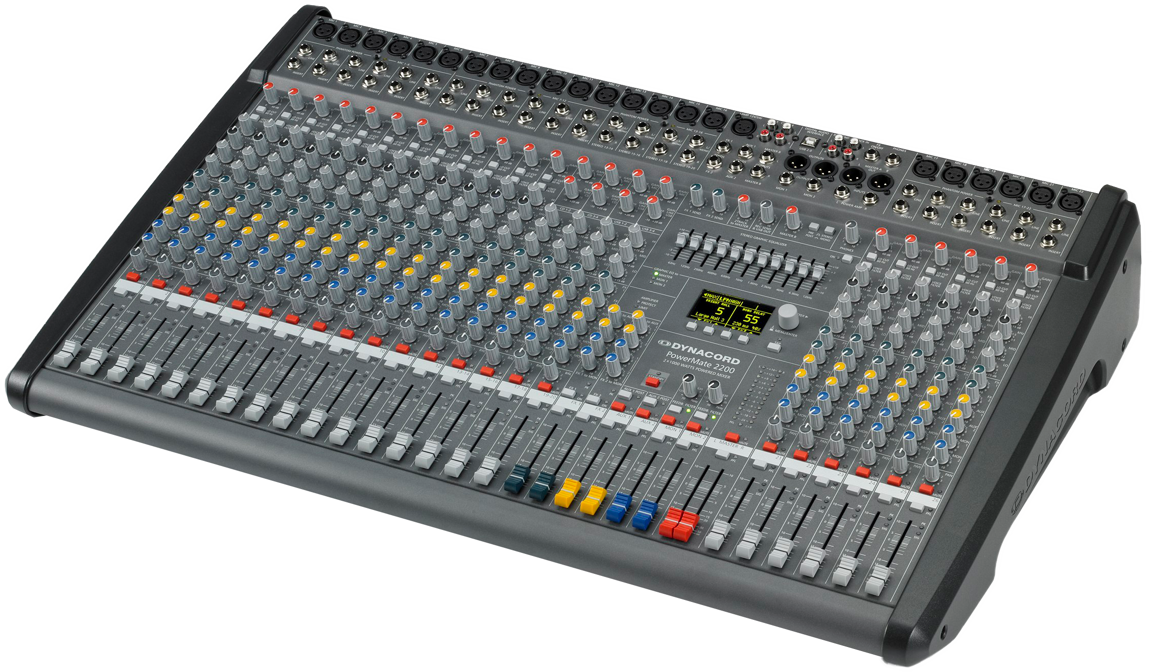 DC-PM2200-3-UNIV Powered mixer, 22ch